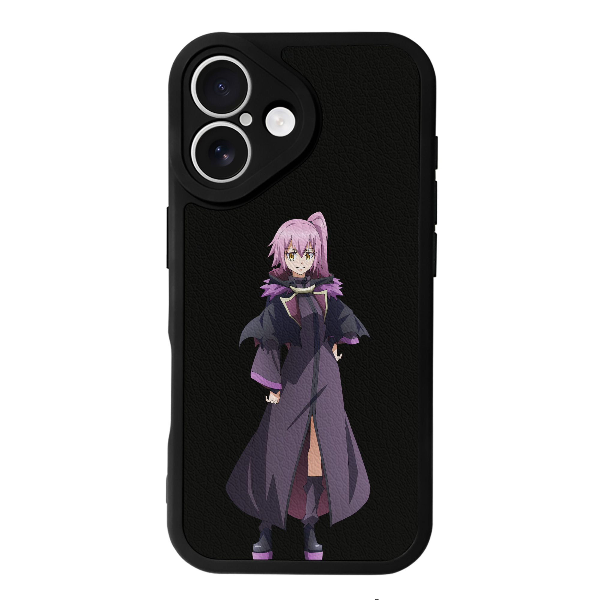 （画像用） 転スラ Regarding Reincarnated to Slime 【iPhone 16シリーズ対応】シリコンスマホケース（レザー調） 材質：シリコン